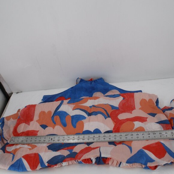 Maeve Anthropologie Halter Maxi Dress Womens 2X Summer Abstract Print Boho - Picture 12 of 12